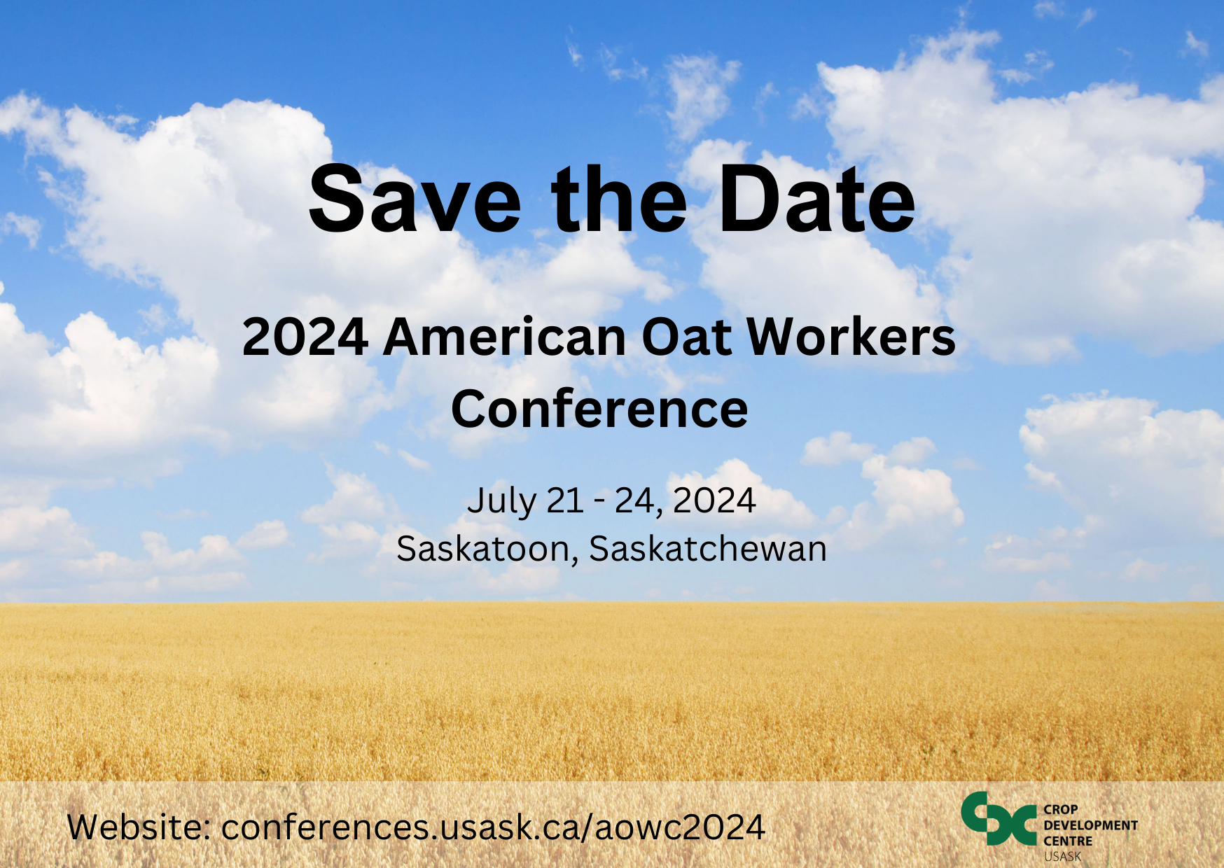 Ad for the 2024 American Oat Workers' Conference