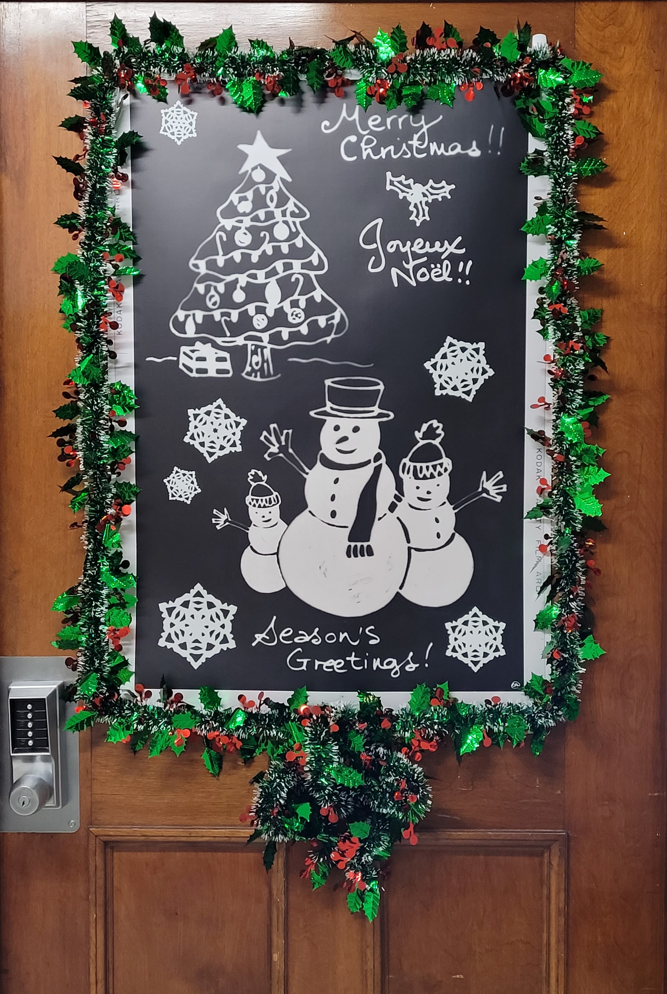 Charlene's Xmas door, 2025